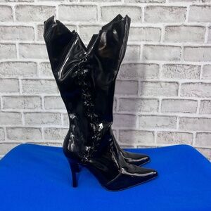 NIB |•FUNTASMA•| Black Halloween Bat Frankenstein Boots